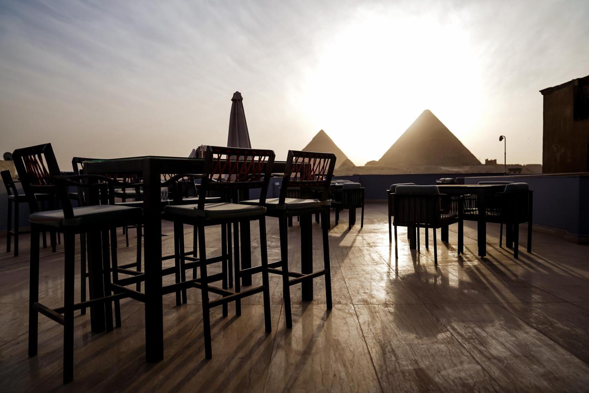 Pyramids Hotel Kafret el-Gabal Extérieur photo
