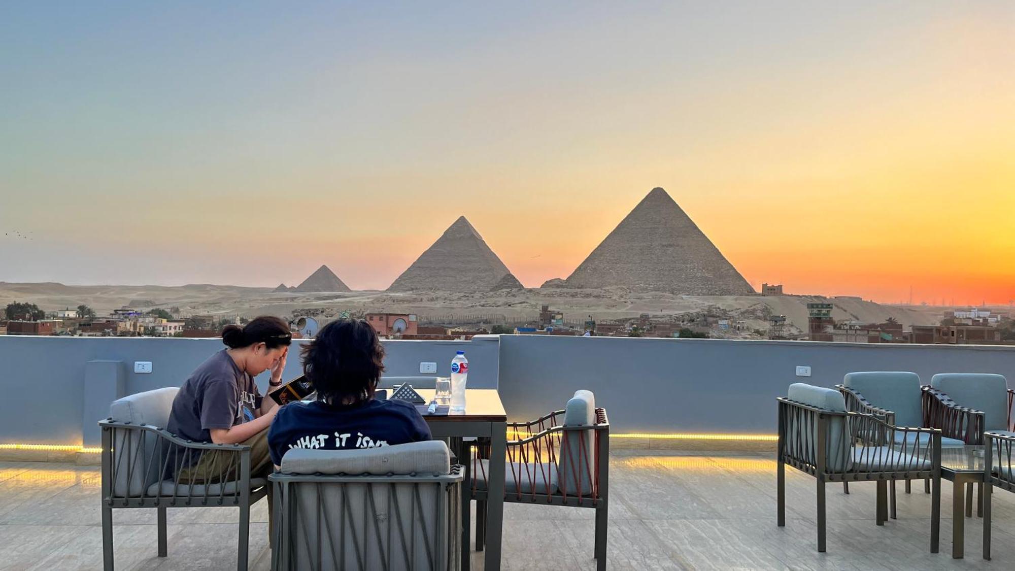 Pyramids Hotel Kafret el-Gabal Extérieur photo